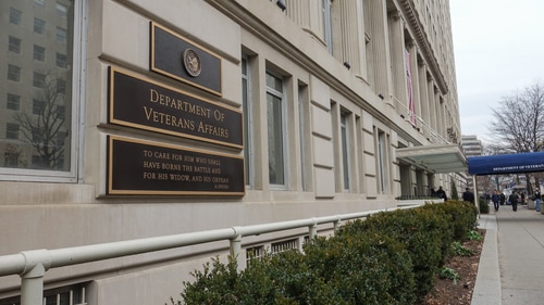 The Department of Veteran Affairs building in Washington, D.C.