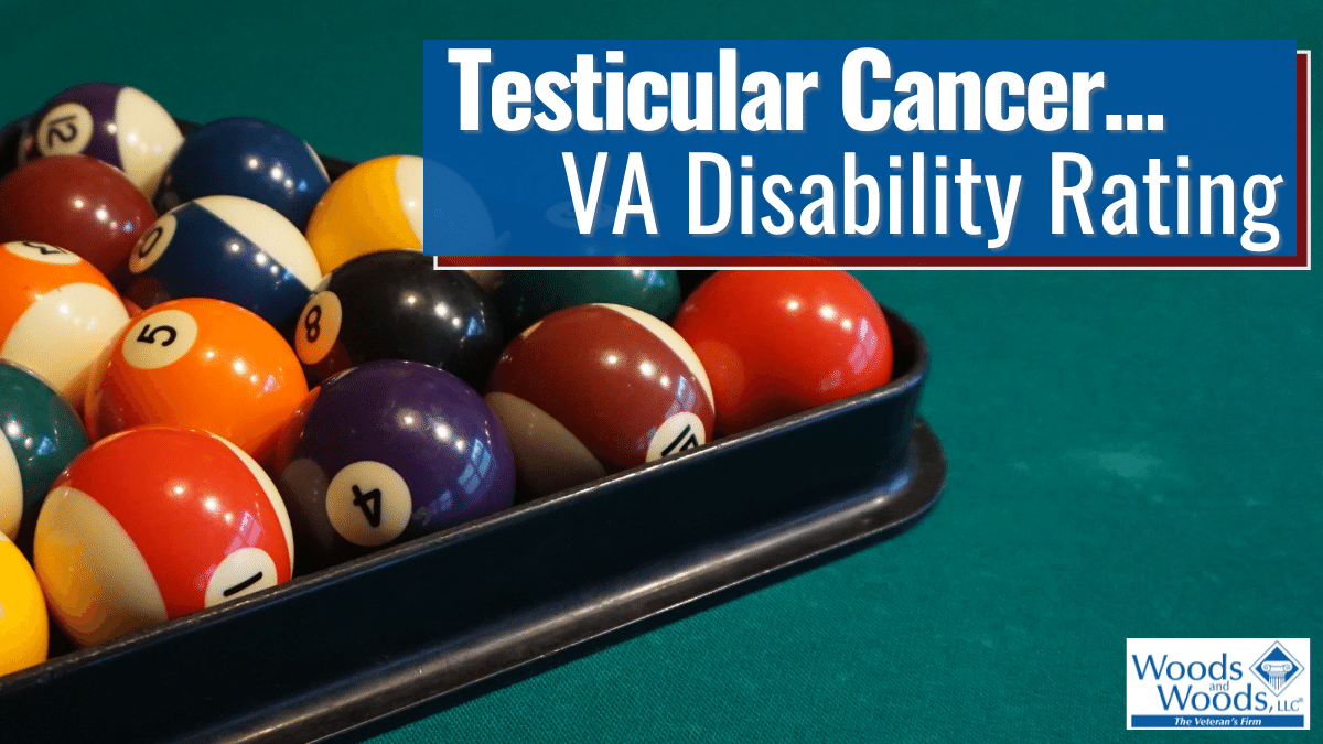 Testicular Cancer VA Disability Rating