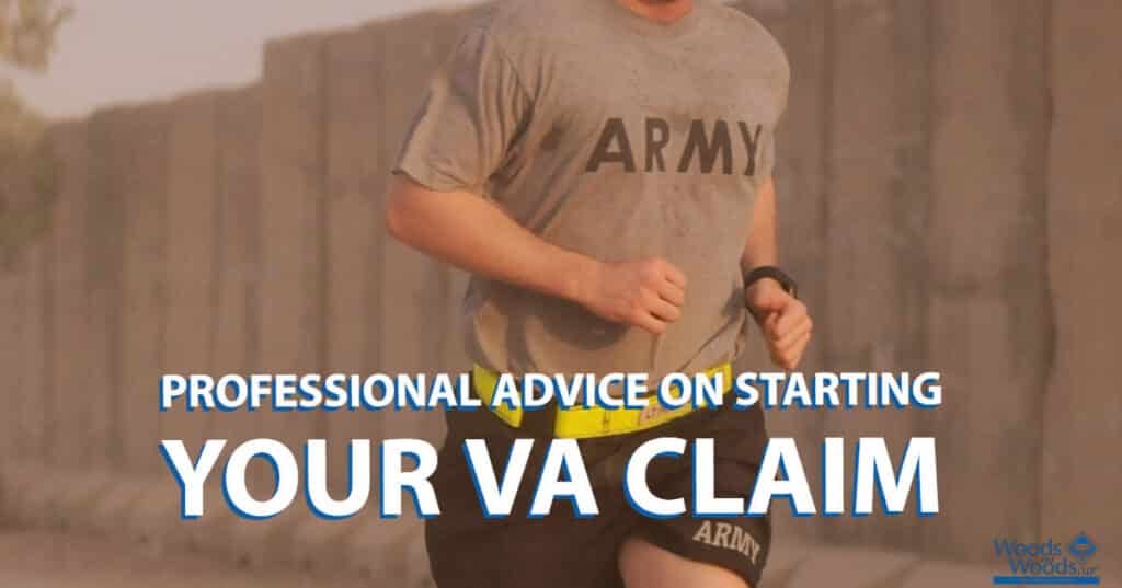 professional advice in starting your va disability claim title graphic