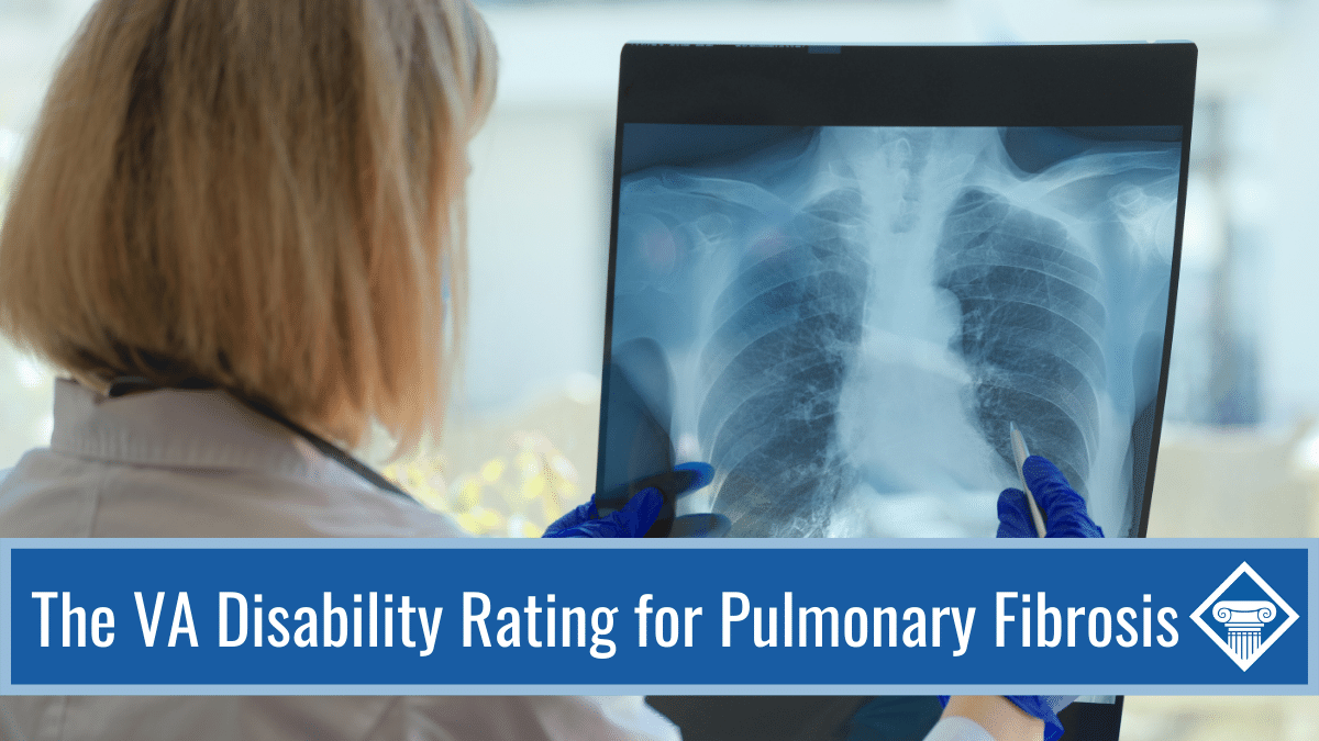 VA Disability Rating for Pulmonary Fibrosis