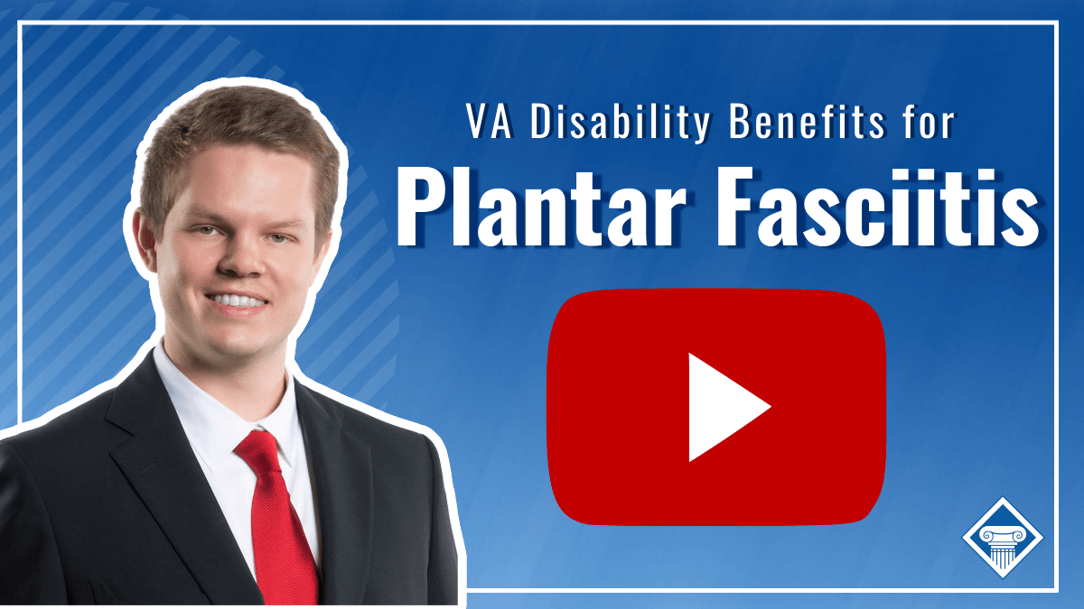 Video: Can veterans get a plantar fasciitis VA rating?
