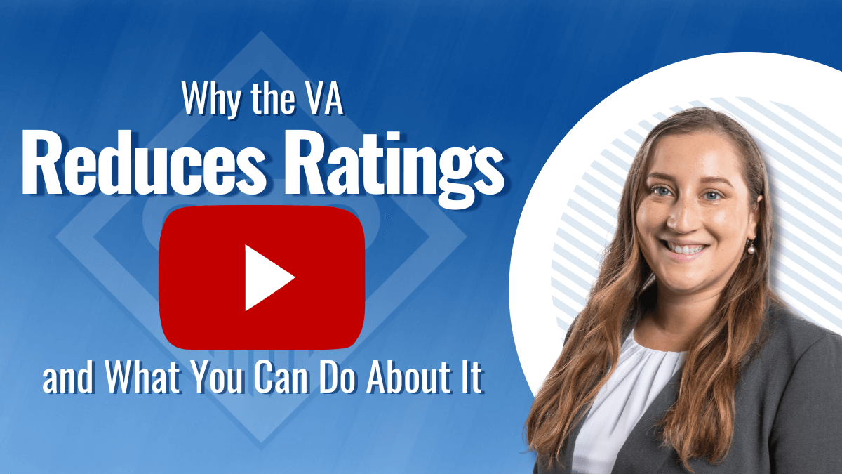 Va Video Ratings reductions: Why the VA does it and what you can do