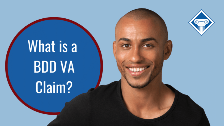 What is a BDD VA claim?