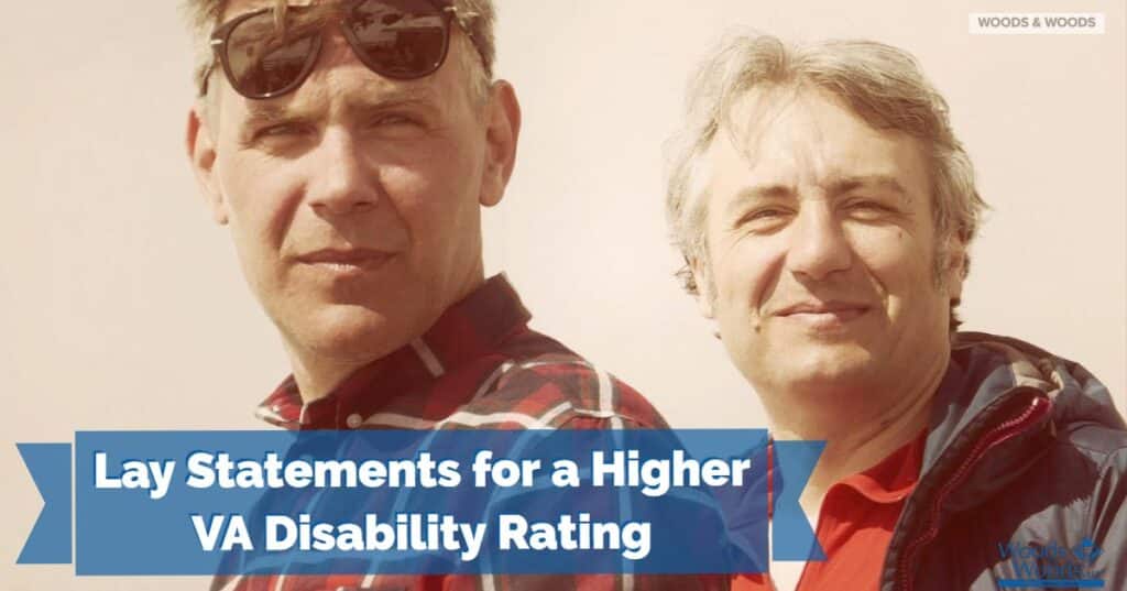 two brothers with the title "Lay statements for a higher va disability rating" 