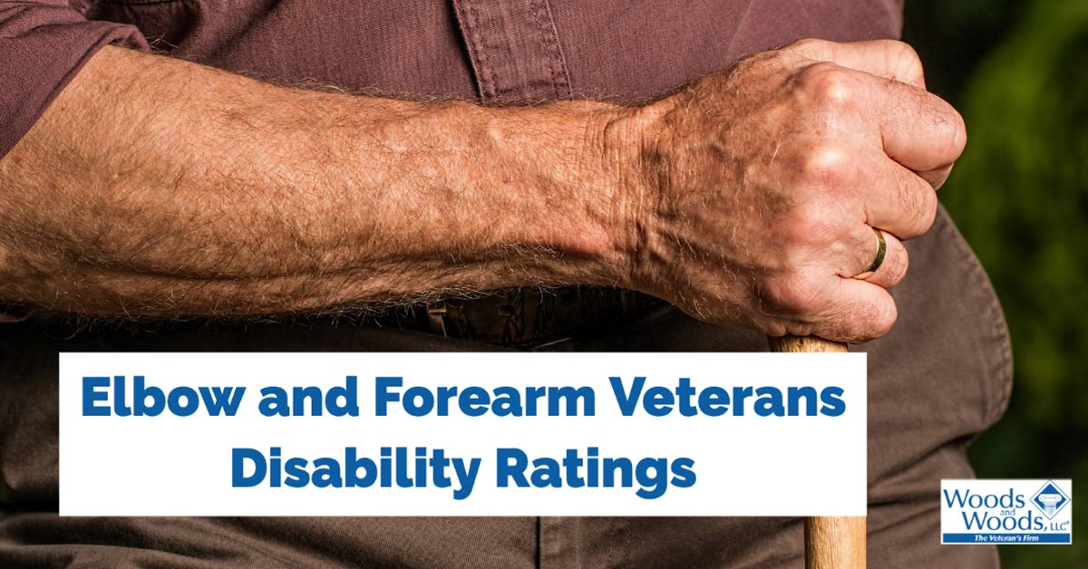 VA Disability Benefits for Elbow and Forearm Injuries