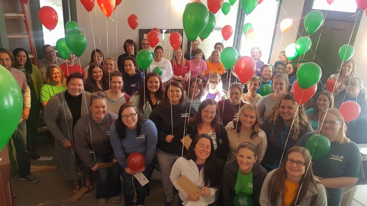 The Woods and Woods VA Disability team celebrating a bonus day!