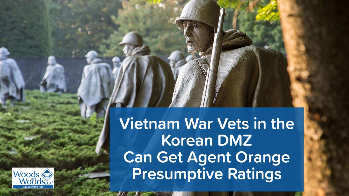 Agent orange presumptives apply to some disabled korean dmz vets